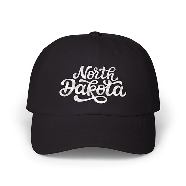North Dakota Dad Hat - Embroidered North Dakota Classic Dad Cap
