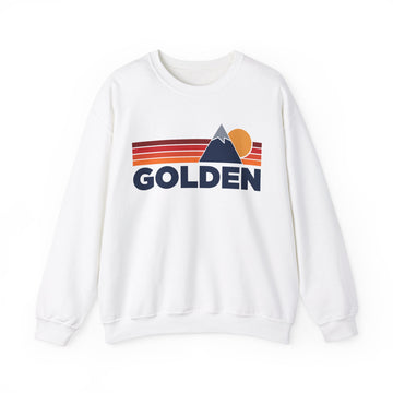 Golden, Colorado Sweatshirt Retro Mountains, Golden Unisex Crewneck, Vintage Cozy Jumper, Gift for Outdoor Lovers