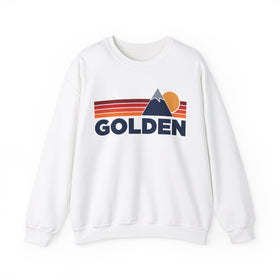Golden, Colorado Sweatshirt Retro Mountains, Golden Unisex Crewneck, Vintage Cozy Jumper, Gift for Outdoor Lovers
