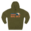 Big Sky, California Hoodie - Retro Mountain Unisex Sweatshirt-5