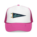 Acadia National Park Pennant Trucker Hat — Vintage Foam Mesh Cap-5