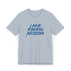 Buy light-blue Lake Havasu T-Shirt | 100% Cotton Retro Arizona Tee