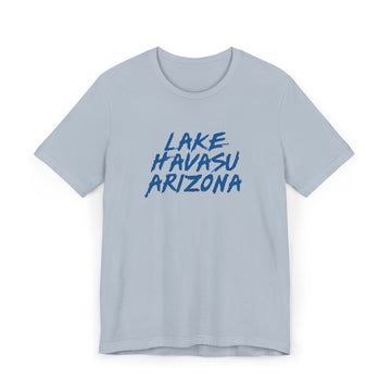 Buy light-blue Lake Havasu T-Shirt | 100% Cotton Retro Arizona Tee