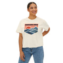 Women's Jackson Hole, Wyoming Boxy Graphic Tee - Slightly Cropped-7