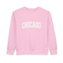 Chicago, Illinois Toddler Sweatshirt - Chicago Toddler Crewneck Sweatshirt-5