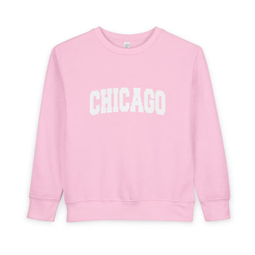 Buy pink Chicago, Illinois Toddler Sweatshirt - Chicago Toddler Crewneck Sweatshirt