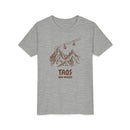 Taos, New Mexico Youth T-Shirt — Vintage Gondola Ski Mountain Tee-3