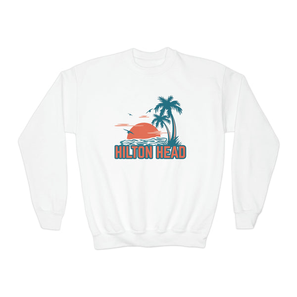 Hilton Head, South Carolina Youth Sweatshirt - Unisex Kid's Hilton Head Sweatshirt