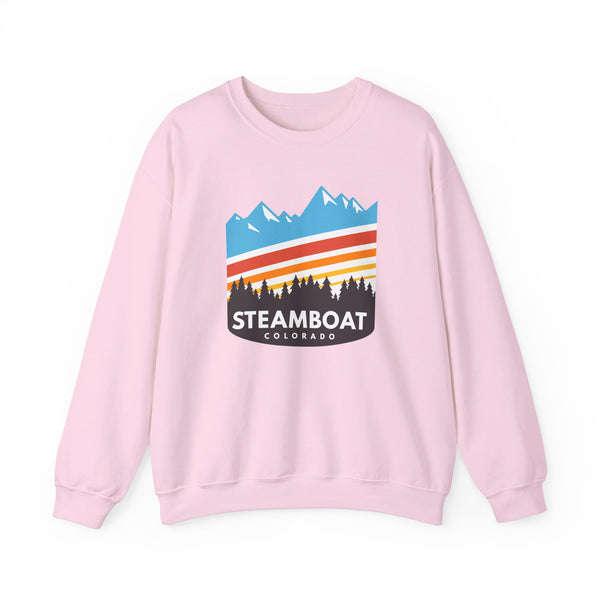 Steamboat, Colorado Sweatshirt - Unisex Retro Crewneck Steamboat Sweatshirt