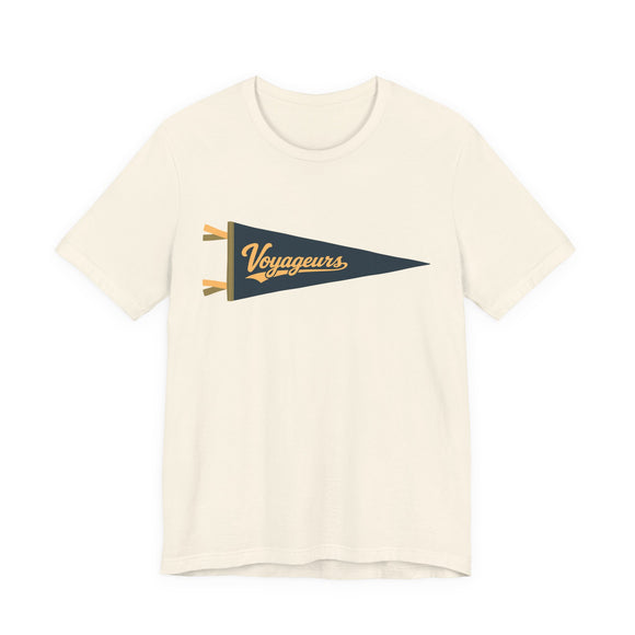 Voyageurs National Park Pennant T-Shirt — Vintage Camp Flag Tee