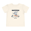 Whitefish, Montana Yeti Snowboard Toddler Tee-1