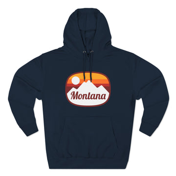 Buy navy Premium Montana Hoodie - Retro Unisex Sweatshirt