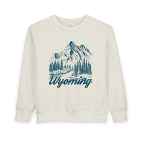Wyoming Toddler Sweatshirt - Wyoming Toddler Crewneck Sweatshirt