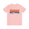 Aspen, Colorado Shirt - Mountain Sunset Unisex Aspen T-Shirt