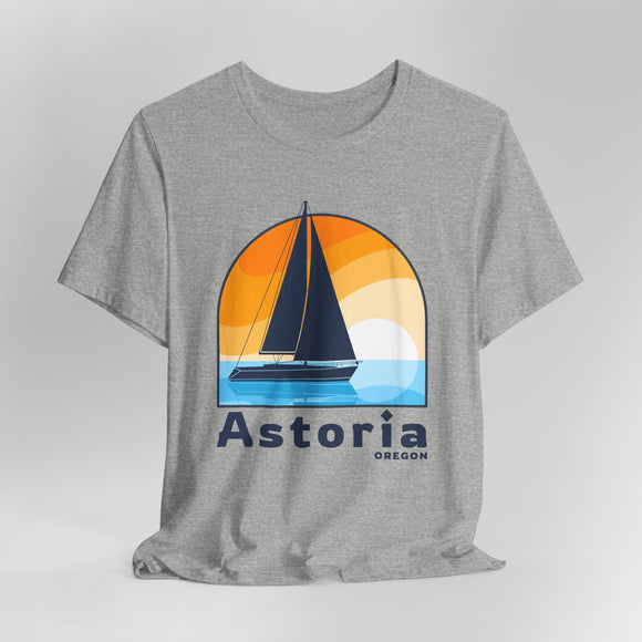 Astoria, Oregon T Shirt - Sailboat Tee