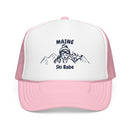 Maine Ski Babe Trucker Hat — Foam Mesh Cap-1