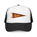 Arches National Park Pennant Trucker Hat — Vintage Foam Mesh Cap-3