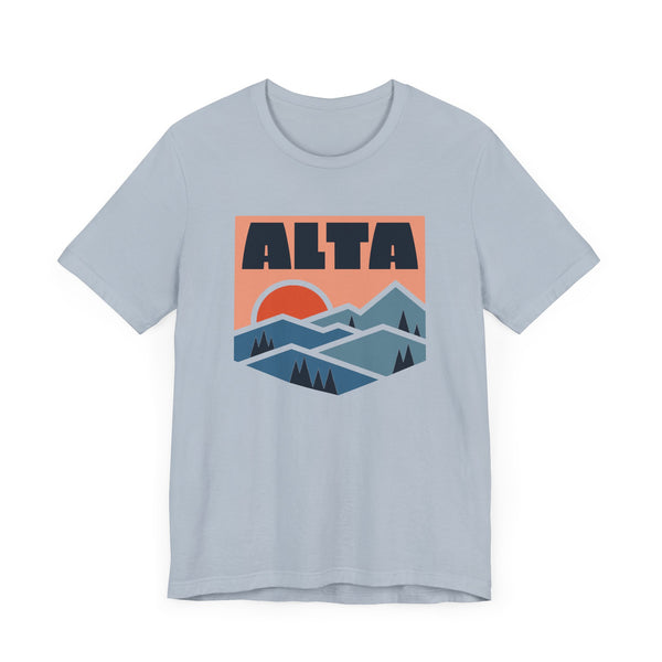 Alta, Utah T Shirt - Retro Graphic Tee
