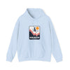 Burlington, Vermont Hoodie - Unisex Snow Ski Jump Burlington Hoodie Sweatshirt