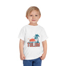 Tulum, Mexico Toddler T-Shirt - Retro Palm Tree Toddler Tulum Shirt-9
