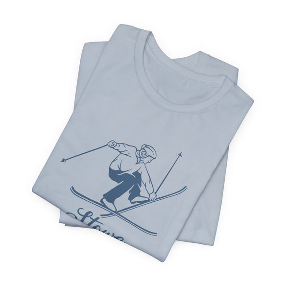 Stowe, Vermont T Shirt - Vintage Ski Graphic Tee