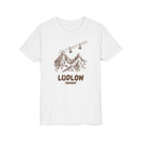 Ludlow, Vermont Youth T-Shirt — Vintage Gondola Ski Mountain Tee-2