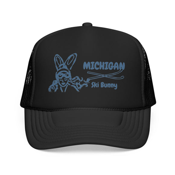 Michigan Ski Bunny Trucker Hat