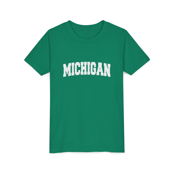 Michigan Youth Graphic Tee - Kids T Shirt