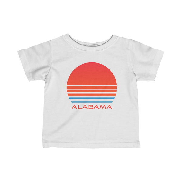 Wyoming Retro 80s Baby T-Shirt, Infant Tee, Wyoming Kid Apparel, 80s Baby Gift