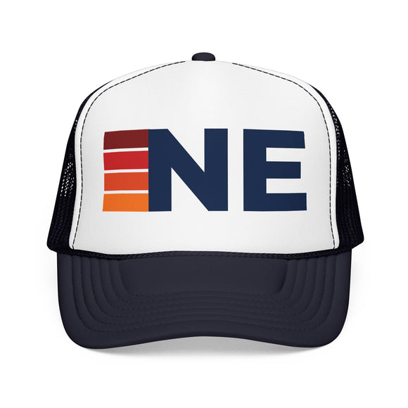 Nebraska Trucker Hat - NE Abbr retro cap