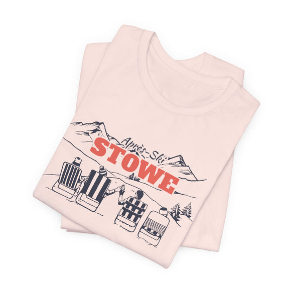 Stowe, Vermont Après-ski T-Shirt - Vintage Mountain Graphic Tee