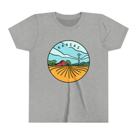 Kansas Youth T-Shirt - Unisex Kids Kansas Shirt