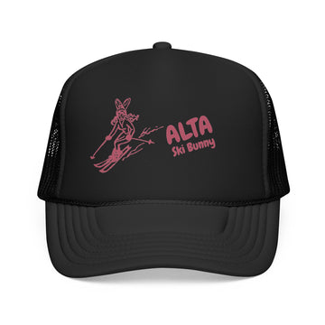 Alta, Utah Ski Bunny Foam Trucker Hat - 0