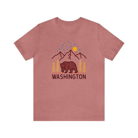 Washington T-Shirt - Retro Unisex Washington Shirt