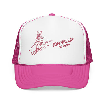 Sun Valley, Idaho Ski Bunny Foam Trucker Hat