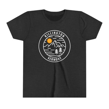 Killington, Vermont Youth Shirt - Retro Mountain Killington Kid's T-Shirt