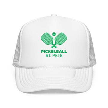 St. Pete, Florida Pickleball Trucker Hat - Foam St. Pete Cap - 0