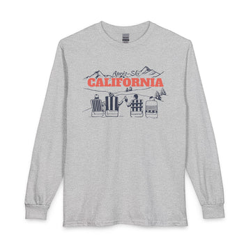 California Après-ski Long Sleeve Shirt - Mountain Retro Skiing