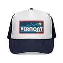 Vermont Retro Mountains Trucker Hat - Vintage Style Vermont Cap-4