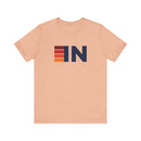 Indiana Retro Stripes T-Shirt | Indiana State Tee-1