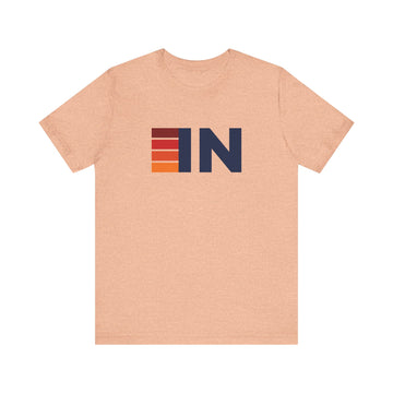 Indiana Retro Stripes T-Shirt | Indiana State Tee