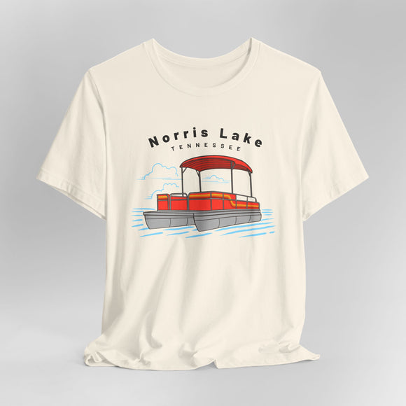 Norris Lake, Tennessee T Shirt - Pontoon Boat Tee