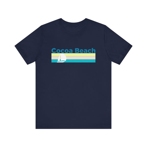 Cocoa Beach, Florida T Shirt - Sailboat Graphic Tee