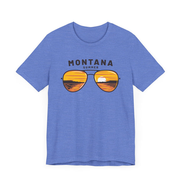 Montana T Shirt - Sunglasses Lake Graphic Montana Tee