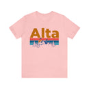 Alta, Utah Shirt - Mountain Sunset Unisex Alta T-Shirt-10