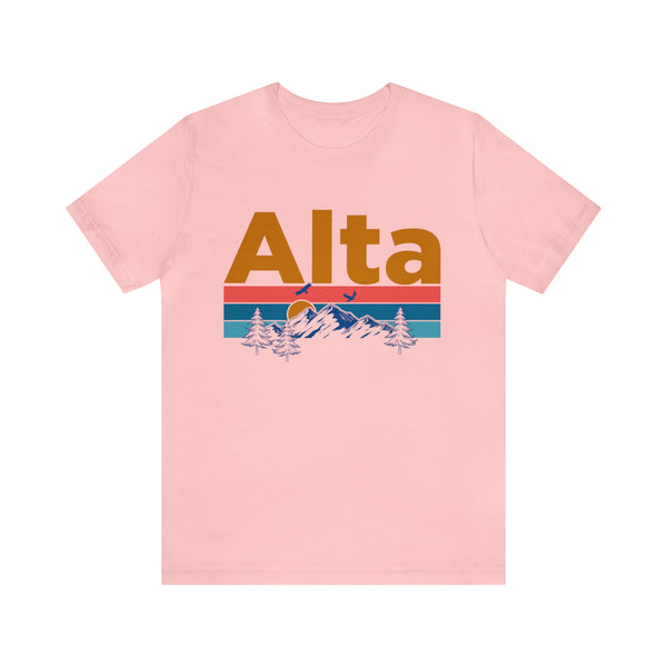 Alta, Utah Shirt - Mountain Sunset Unisex Alta T-Shirt