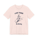 Lake Tahoe, California Ski Bunny T‑Shirt — Retro Skiing Graphic Tee-2