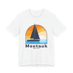 Montauk, New York T Shirt - Sailboat Tee