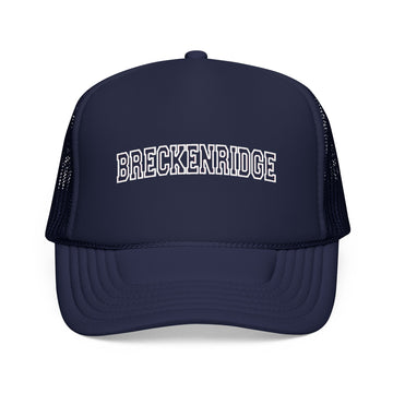 Breckenridge, Colorado Trucker Hat — Vintage College Foam Mesh Breckenridge Cap