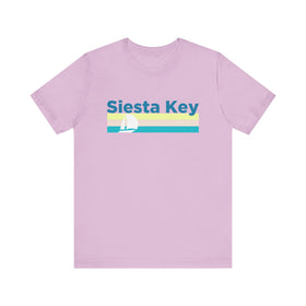 Buy lilac Siesta Key, Florida T Shirt - Sailboat Graphic Tee